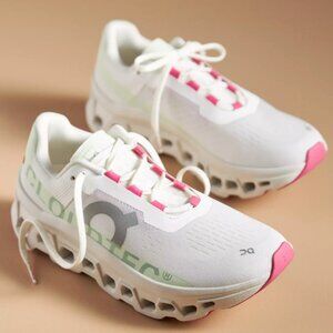 On Women's Cloudmonster White/Lima New in Box